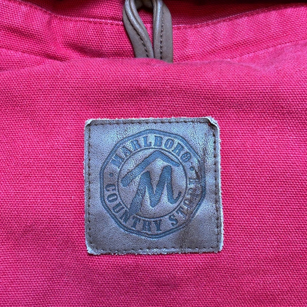 Vintage Marlboro Country Store Chore Jacket Removable Reversible Vest Medium - Picture 10 of 16